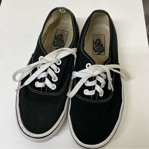 Vans Authentic Black Vans, still have miles left! W 7.5